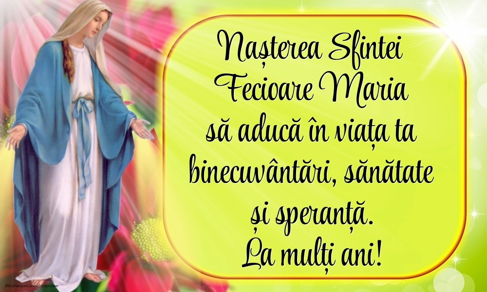 Imagini frumoase cu La mulți ani de Sfânta Maria: Sf. Maria