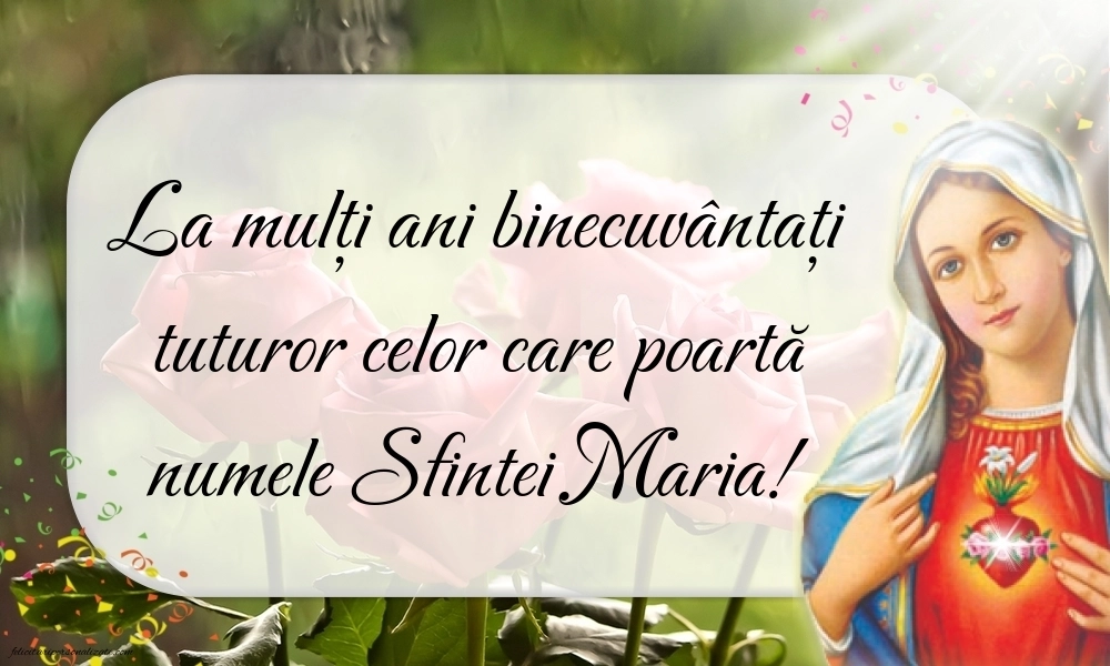 Imagini cu mesaje de Sfânta Maria: Sf. Maria