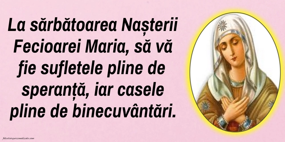 Imagini cu mesaje de Sfânta Maria: Sf. Maria