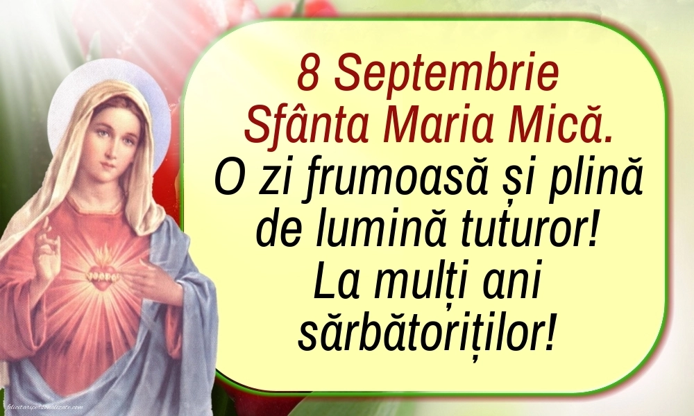Imagini cu urări de Sfânta Maria: Sf. Maria