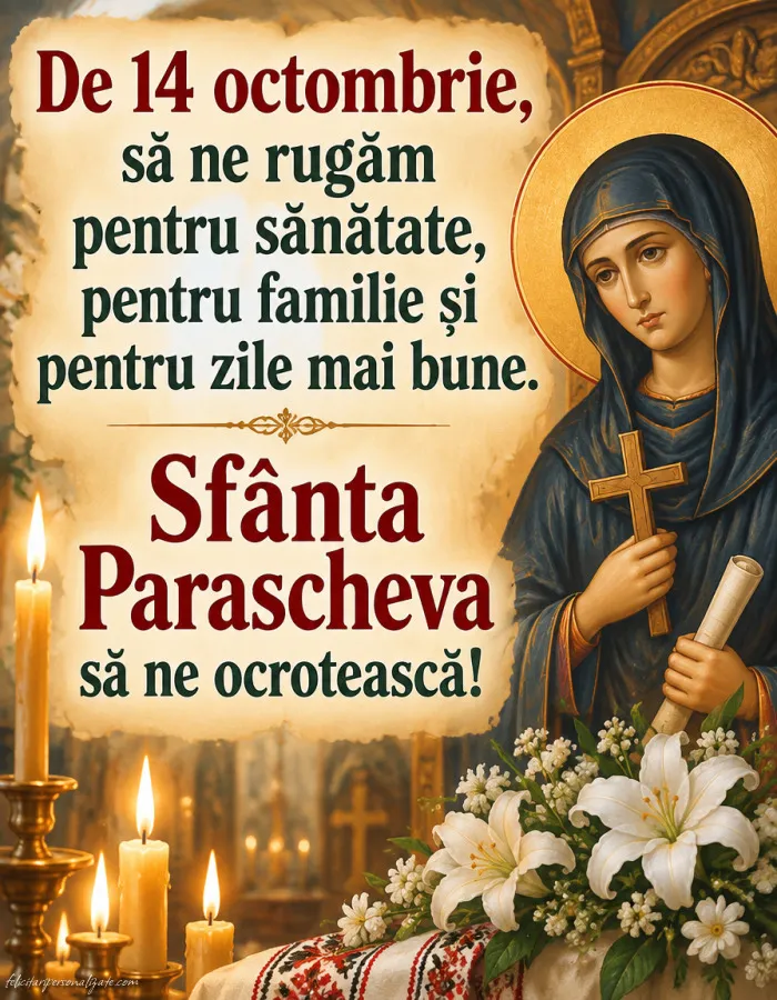 Imagini cu felicitări de Sfânta Parascheva: 