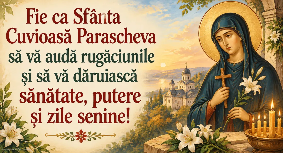Imagini cu felicitări de Sfânta Parascheva: 