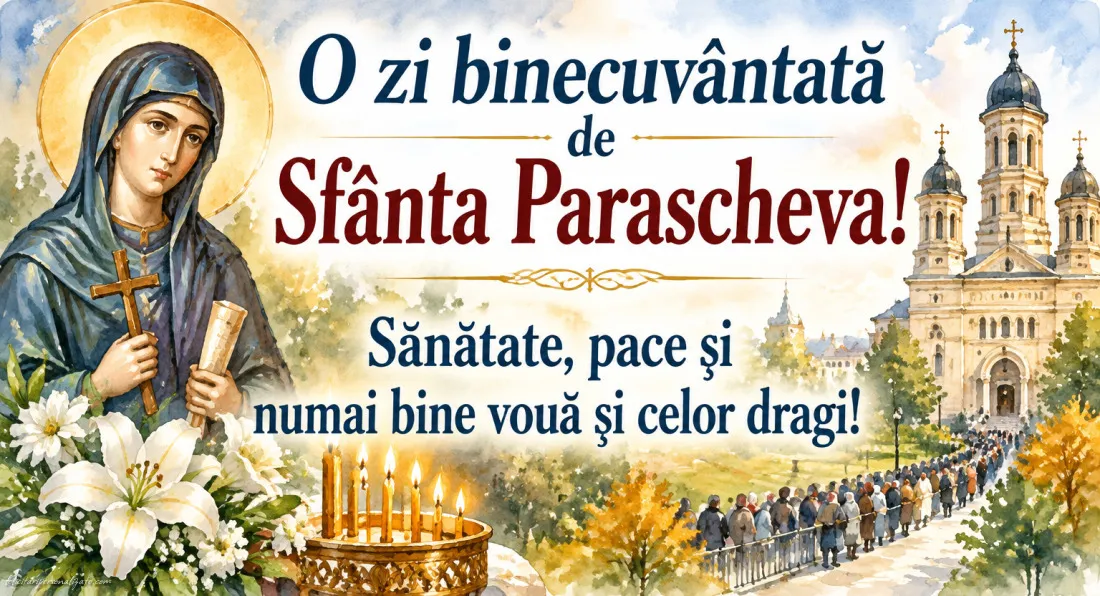 Mesaje de Sfânta Parascheva - 14 octombrie 2026
