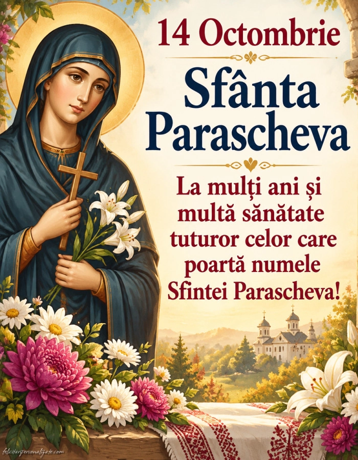 Imagini cu felicitări de Sfânta Parascheva: 