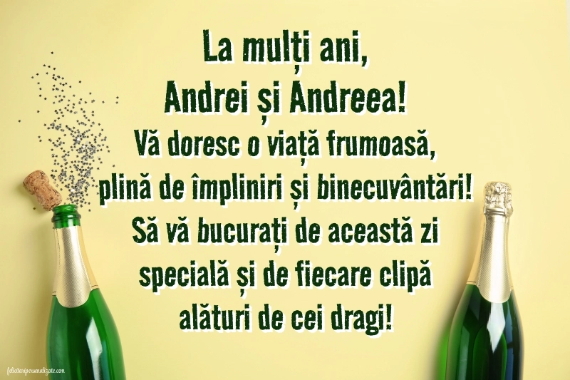 Imagini cu mesaje de Sfântul Andrei - 30 Noiembrie 2025: Șampanie și confetti