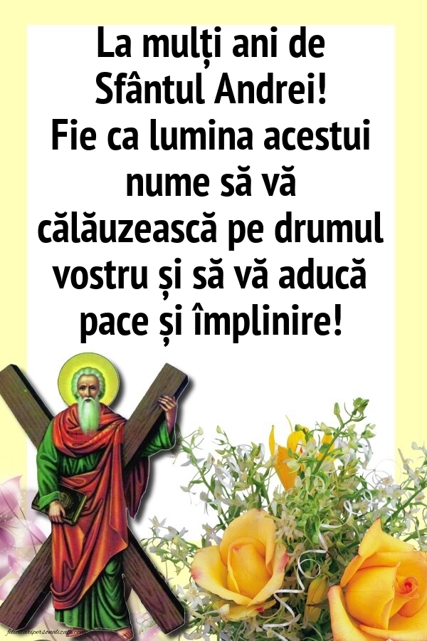 Imagini cu mesaje de Sfântul Andrei - 30 Noiembrie 2025: Sf. Andrei