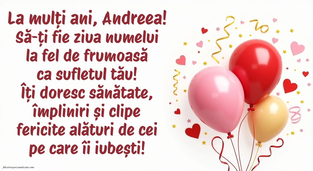 Poze cu urări de Sfântul Andrei - 30 Noiembrie 2025: Baloane