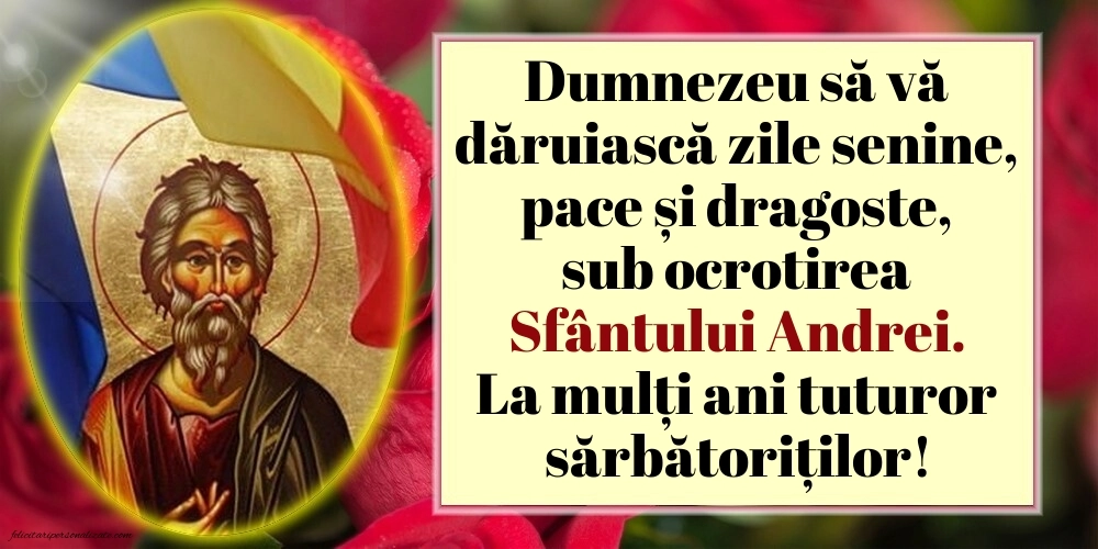 La mulți ani de Sfântul Andrei! - Imagini cu mesaje frumoase: Sf. Andrei