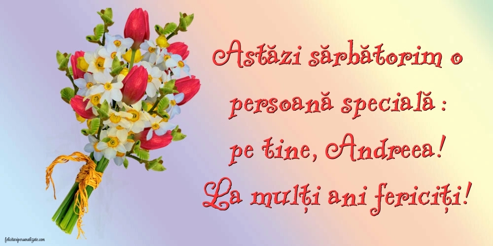 Imagini de la mulți ani de Sfântul Andrei: Flori