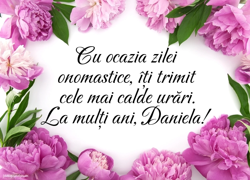 Imagini cu felicitări de Sfântul Daniel: Flori