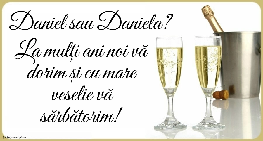 Imagini cu Mesaje de Sf. Daniel 2025: Șampanie