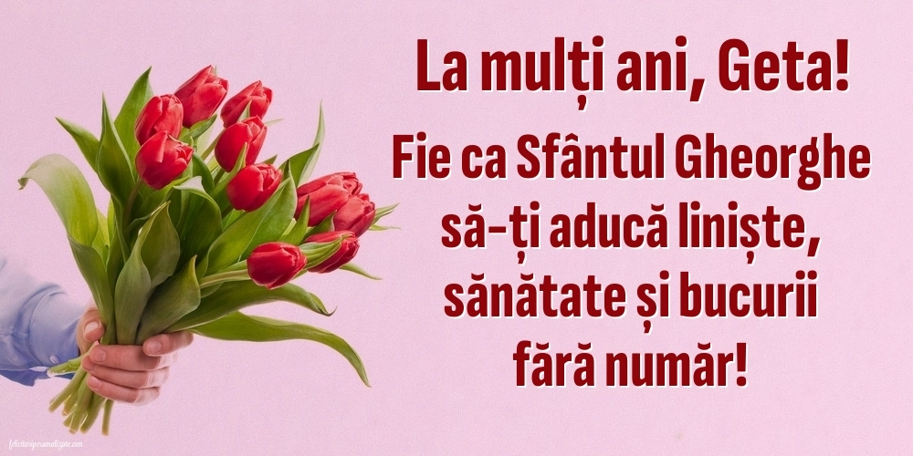 Imagini și felicitări de Sfântul Gheorghe 2025: Flori