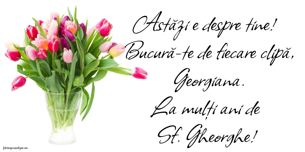 Imagini și felicitări de Sfântul Gheorghe 2025: Lalele