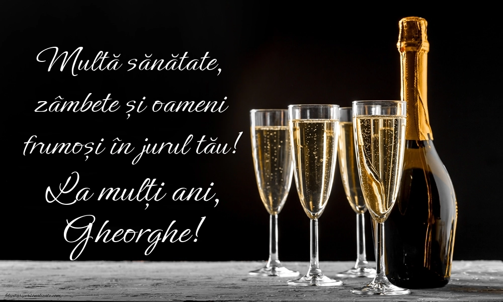 Imagini cu mesaje de Sfântul Gheorghe: Șampanie