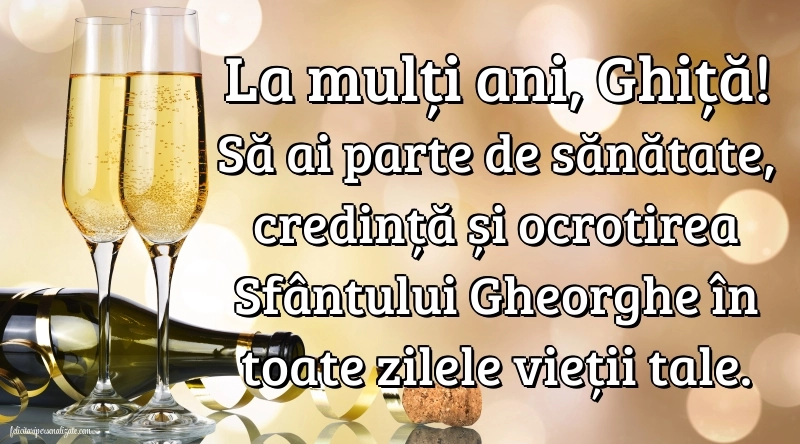 Imagini cu mesaje de Sfântul Gheorghe: Șampanie