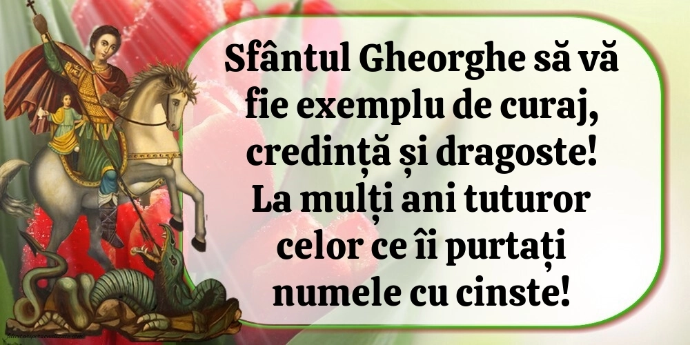 Imagini cu mesaje de Sfântul Gheorghe: Sf.Gheorghe