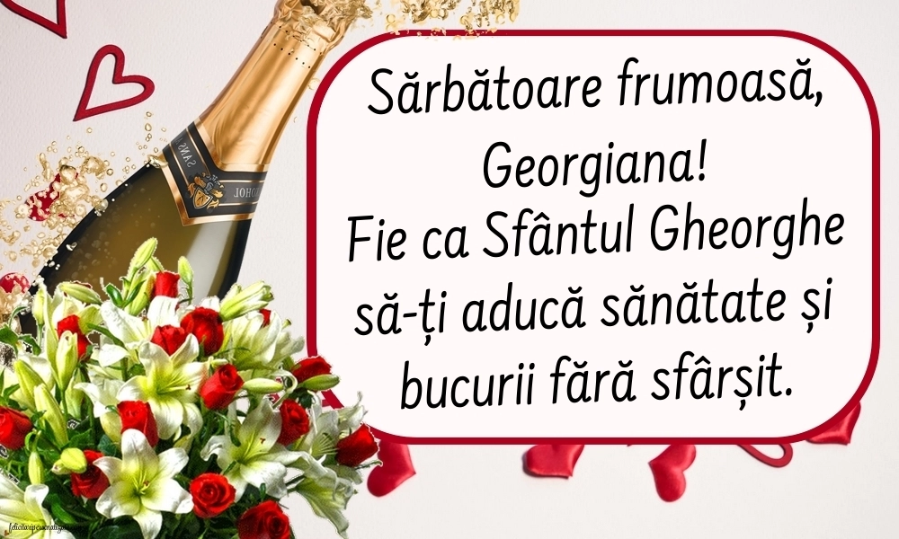 Imagini și felicitări de Sfântul Gheorghe 2025: Flori