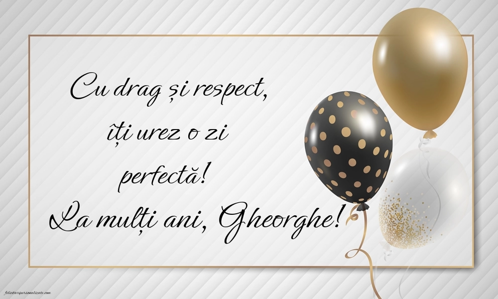 Imagini și felicitări de Sfântul Gheorghe 2025: Baloane