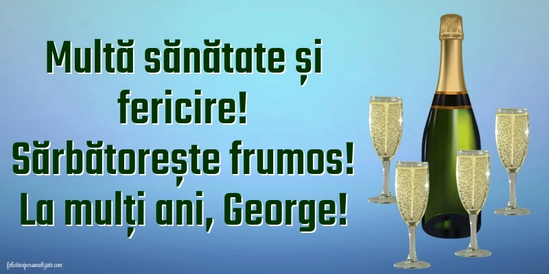 Imagini cu mesaje de Sfântul Gheorghe: Șampanie