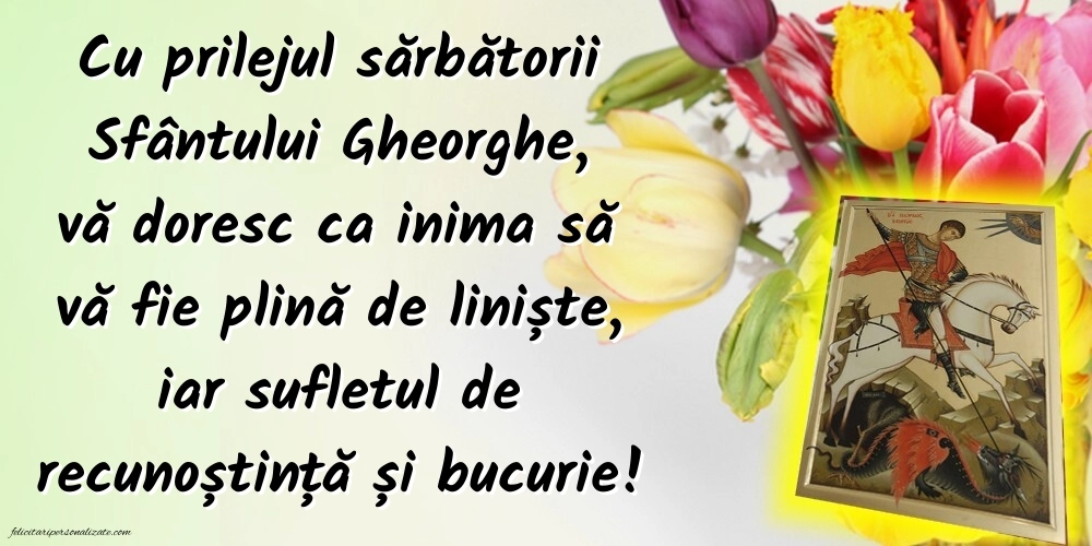 Imagini cu mesaje de Sfântul Gheorghe: Sf.Gheorghe
