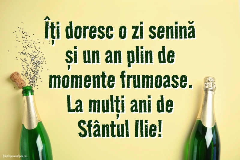 Imagini și felicitări de Sfântul Ilie 2025: Șampanie și confetti