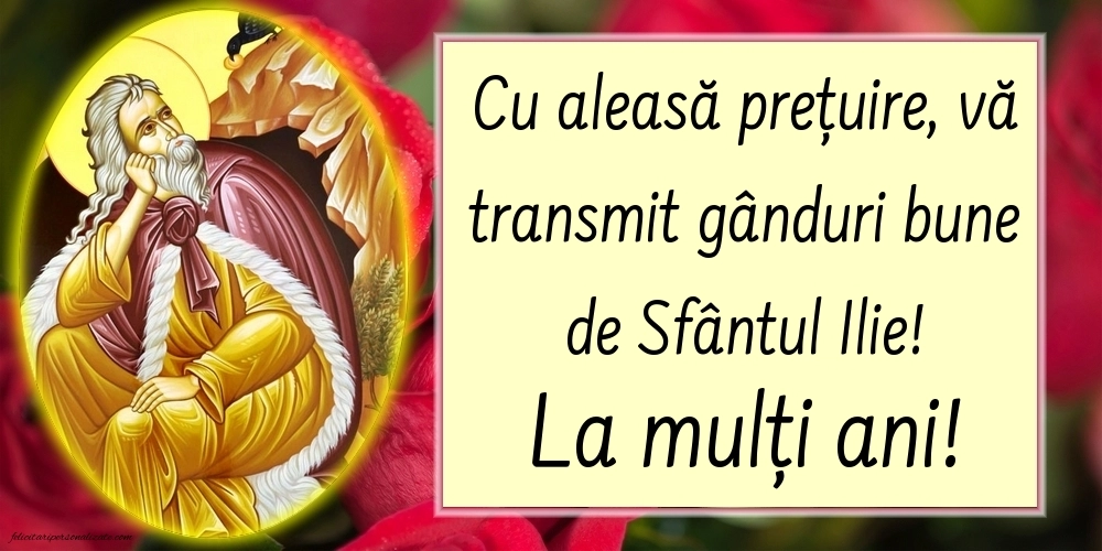 Imagini și felicitări de Sfântul Ilie 2025: Sf. Ilie