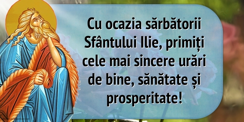 Imagini de la mulți ani de Sfântul Ilie: Sf. Ilie