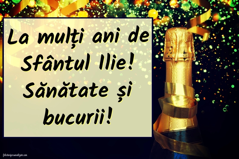 Imagini cu mesaje de Sfântul Ilie: Șampanie