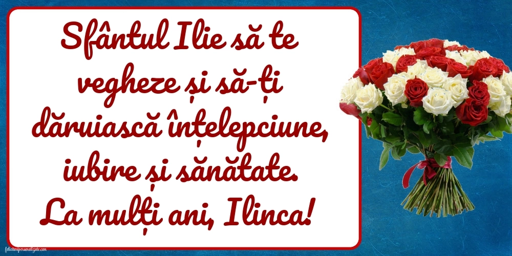 Imagini de la mulți ani de Sfântul Ilie: Flori