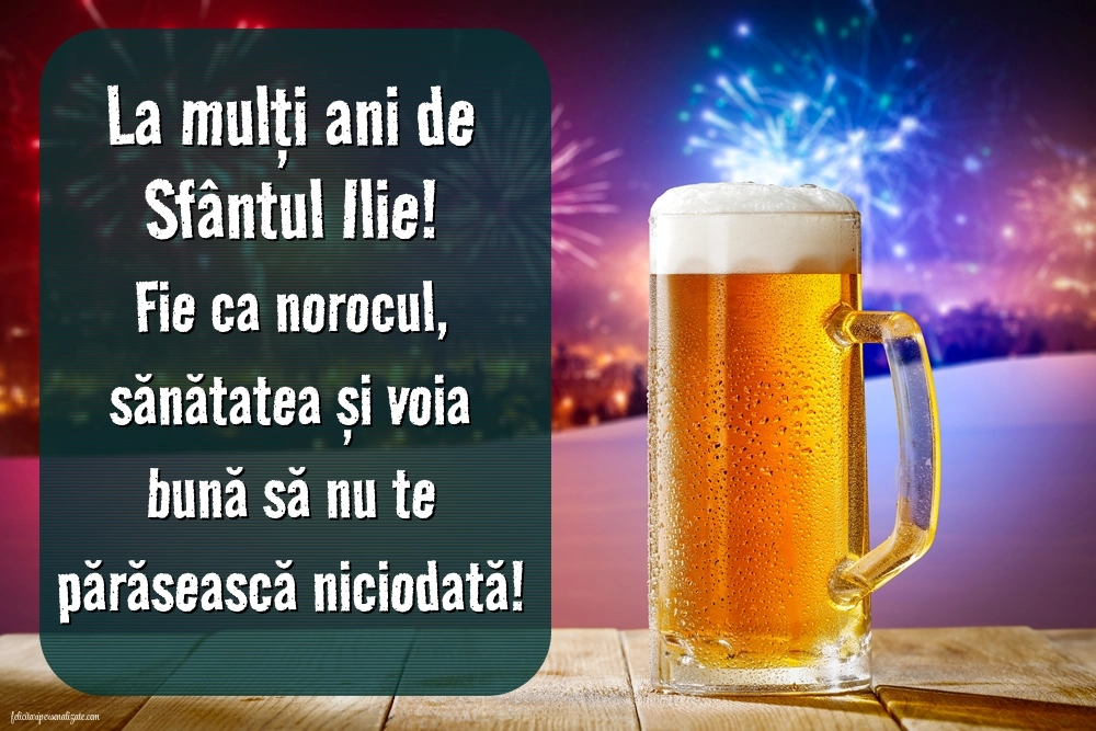 Imagini și felicitări de Sfântul Ilie 2025: Șampanie