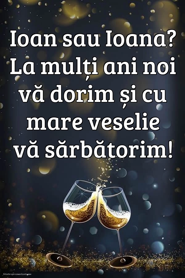 Poze cu mesaje de Sfântul Ioan: Șampanie