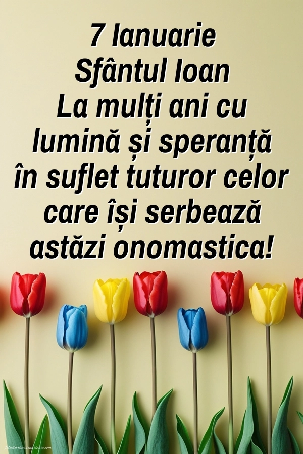 Poze cu mesaje de Sfântul Ioan: Lalele