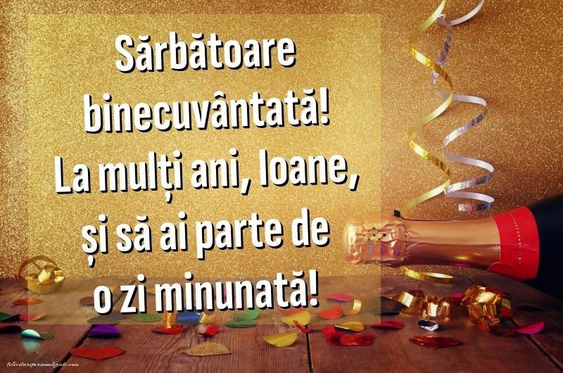 Mesaje de Sf. Ioan cu imagini: Șampanie