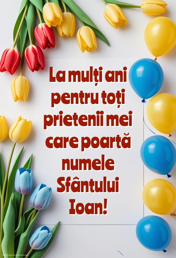 Poze cu mesaje de Sfântul Ioan: Lalele