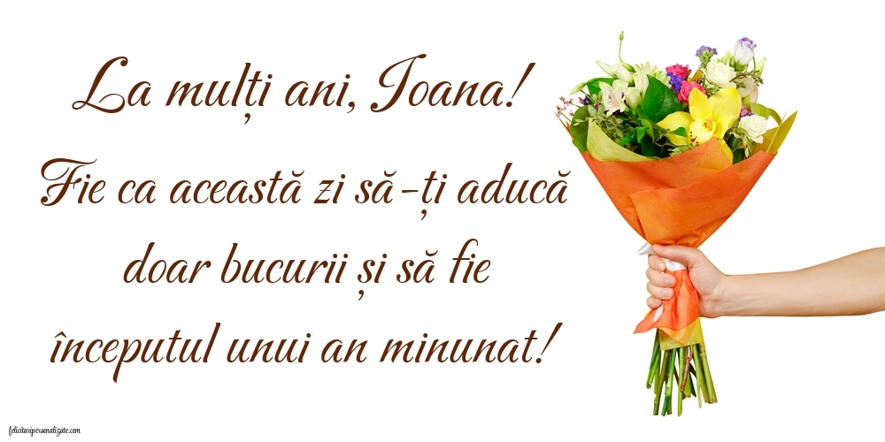 Imagini cu mesaje de Sfântul Ioan - 7 Ianuarie 2026: Buchet de flori