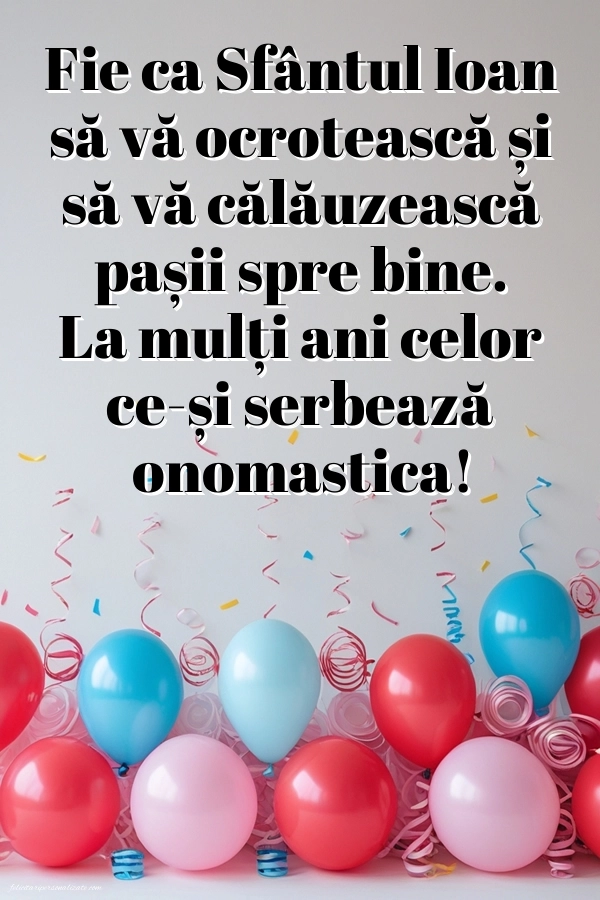 Poze cu mesaje de Sfântul Ioan: Baloane