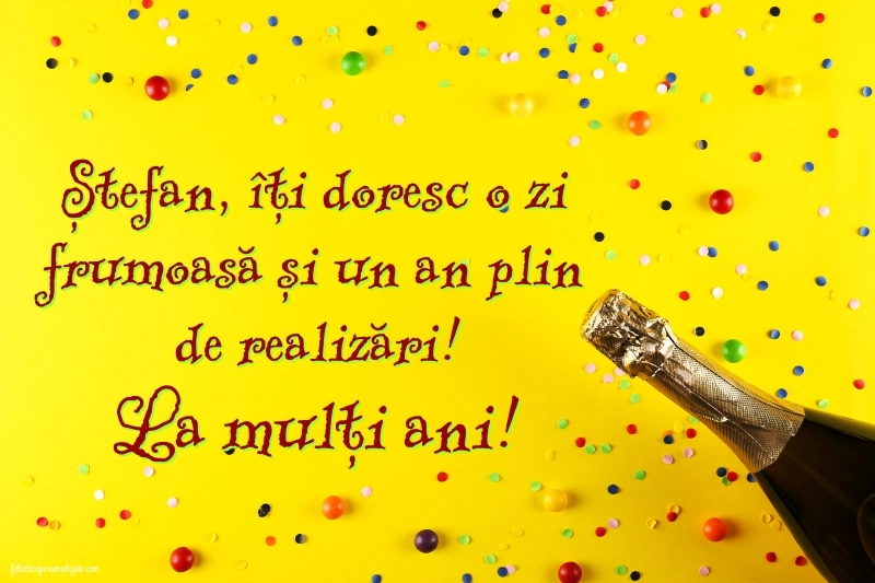 Imagini de la mulți ani de Sfântul Ștefan: Șampanie