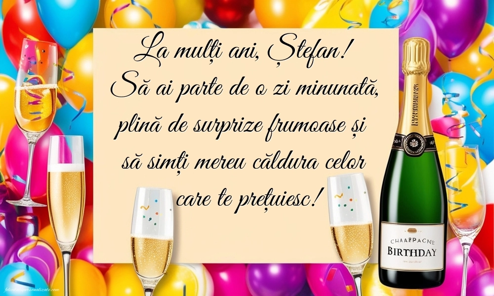 Imagini cu mesaje de Sfântul Ștefan - 27 decembrie 2025: Șampanie