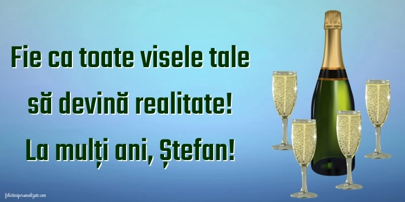 Imagini de la mulți ani de Sfântul Ștefan: Șampanie
