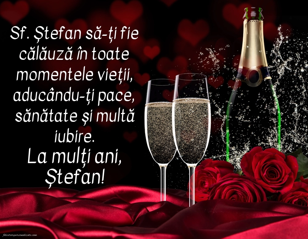 Cele mai frumoase imagini cu mesaje de Sfântul Ștefan pentru Facebook sau Whatsapp: Șampanie