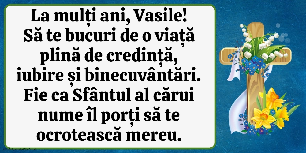 Imagini cu mesaje de Sfântul Vasile - 1 Ianuarie 2026: Credință