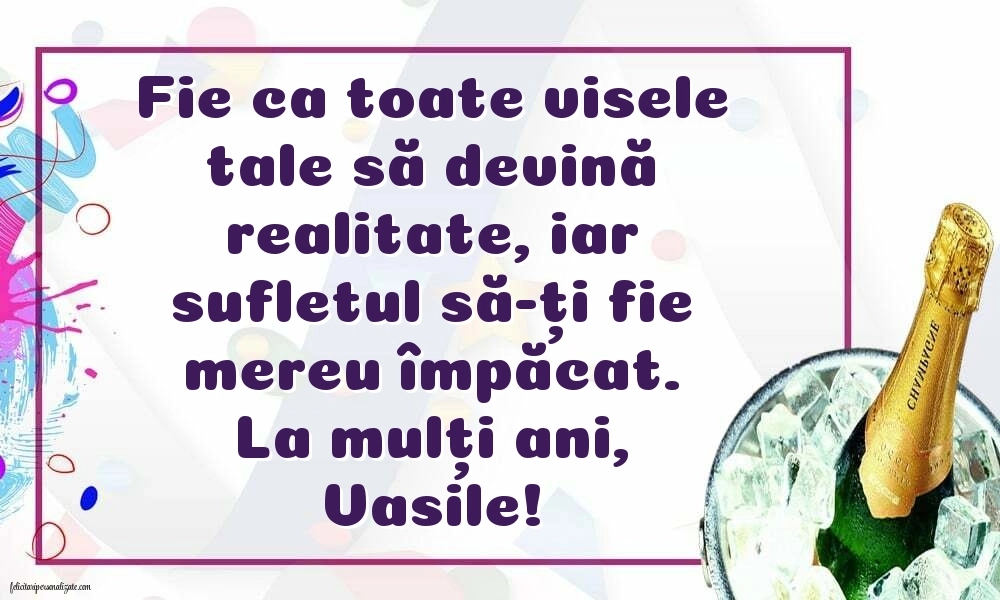 Imagini cu mesaje de Sfântul Vasile - 1 Ianuarie 2026: Șampanie