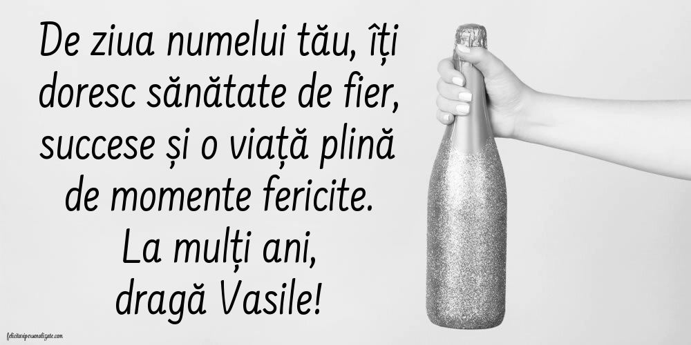 Imagini cu mesaje de Sfântul Vasile - 1 Ianuarie 2026: Șampanie