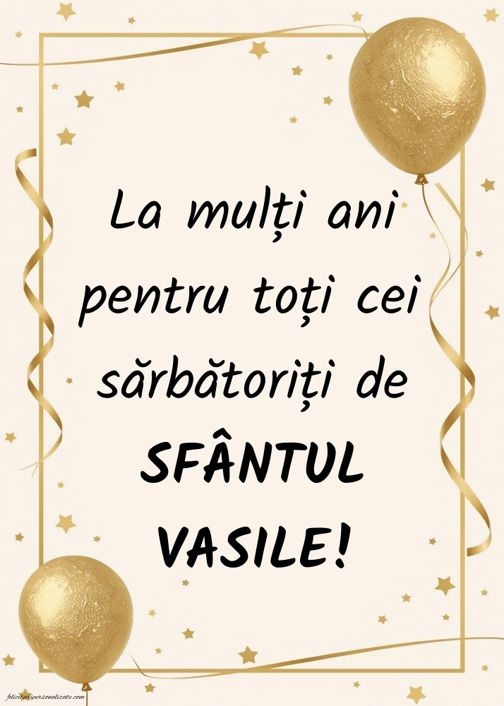 Poze cu mesaje de Sfântul Vasile: Baloane