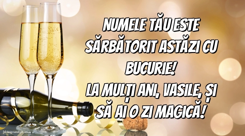 Imagini cu mesaje de Sfântul Vasile - 1 Ianuarie 2026: Șampanie