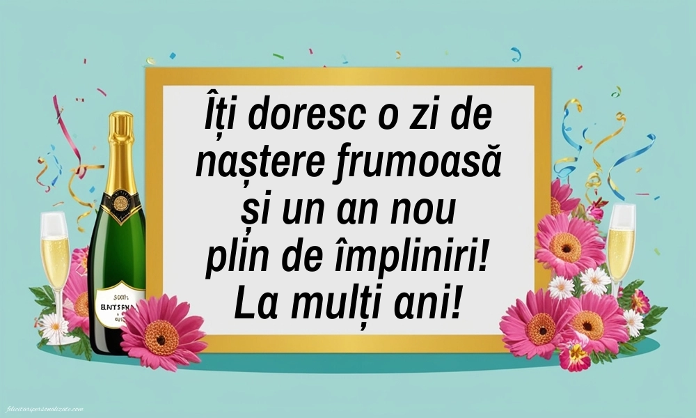 Cele mai frumoase imagini cu urări de LA MULȚI ANI pentru femei sau bărbați: Șampanie