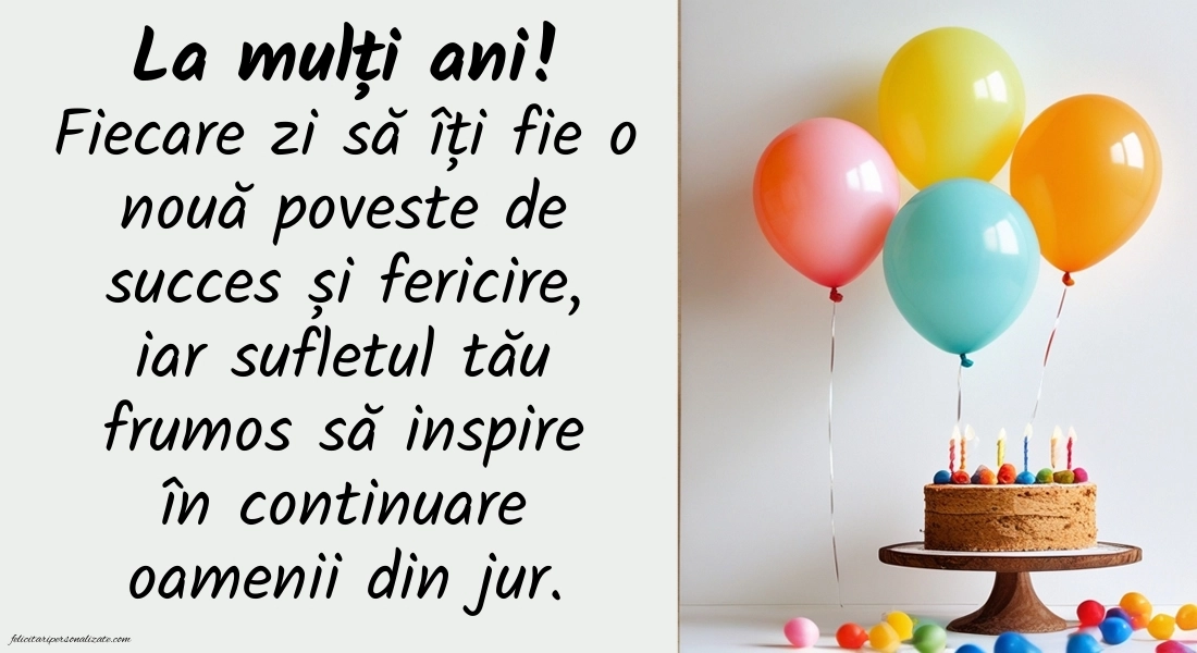 Cele mai frumoase imagini cu urări de LA MULȚI ANI pentru femei sau bărbați: Tort și baloane