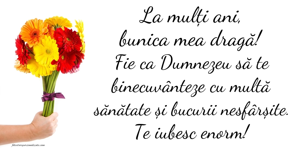 Imagini La Mulți Ani Bunica Mea: Flori