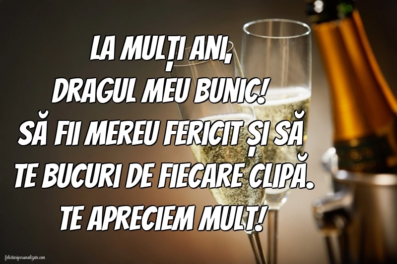 Imagini cu La mulți ani bunicule: Șampanie