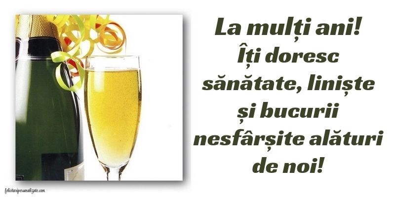 La mulți ani, bunicule! - Imagini cu mesaje: Șampanie